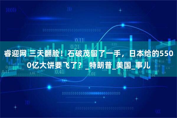 睿迎网 三天翻脸！石破茂留了一手，日本给的5500亿大饼要飞了？_特朗普_美国_事儿