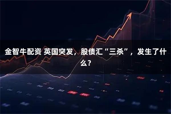 金智牛配资 英国突发，股债汇“三杀”，发生了什么？