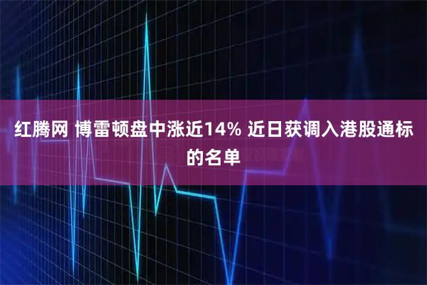 红腾网 博雷顿盘中涨近14% 近日获调入港股通标的名单